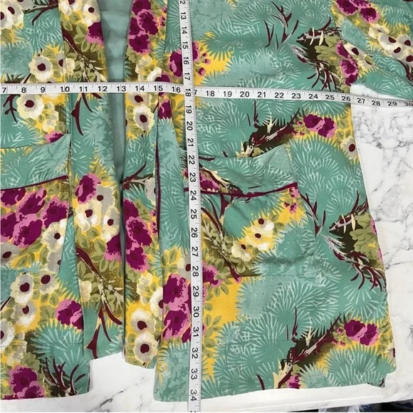 Floreat Loved By Anthropologie Women's Floral Rayon Kimono
Jacket Green Size M/L - Picture 7 of 11